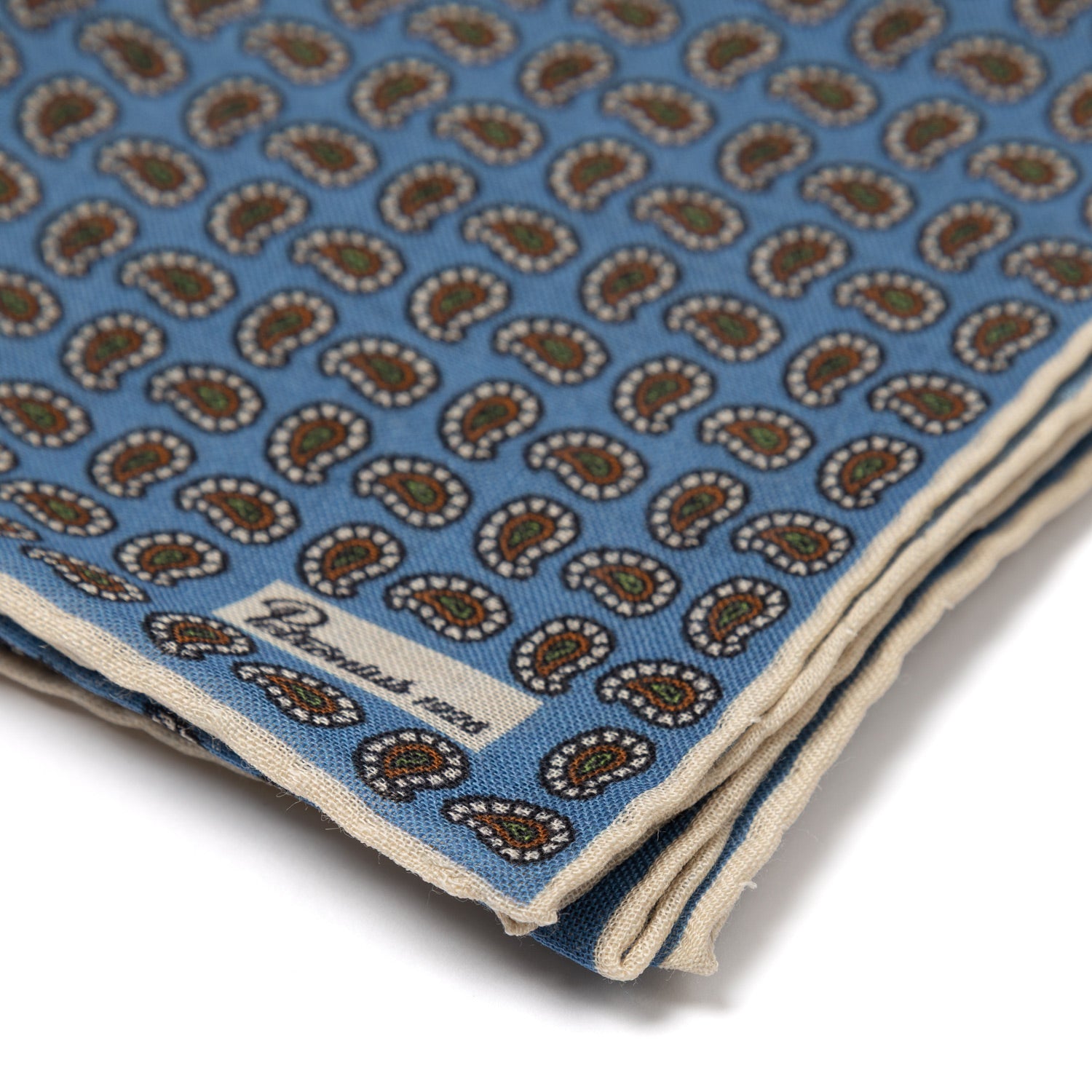 Exclusively for Michael Jondral: Scarf "Vintage Print - Milano 1971" made of pure silk - hand-rolled